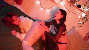 My first lesbian domination video with supercute mushroom sofi after part 3