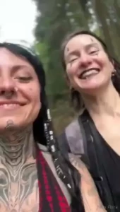 I met freakyfjonda at the festival and shot some content there