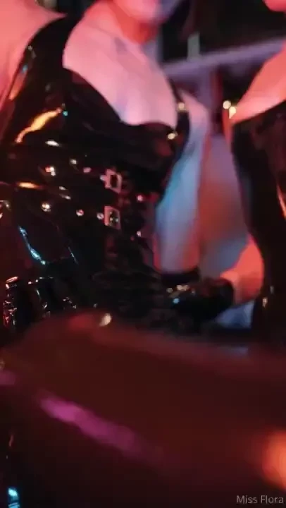 Latex heaven with mistressfirewolf and trishadoll shot by ocularspice 