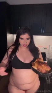 Wanna see me eat a whole chicken check your dm to purchase full video