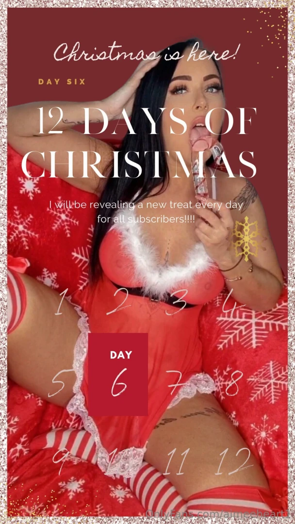 Christmas countdown calander day6 aimeeheart mrs claus has been a very 
