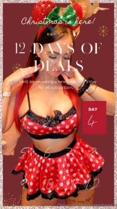 Christmas calander day 4 i might look cute n inocent you might think i