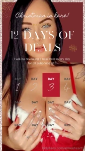 Christmas calander day3 don t miss another day aimeeheart