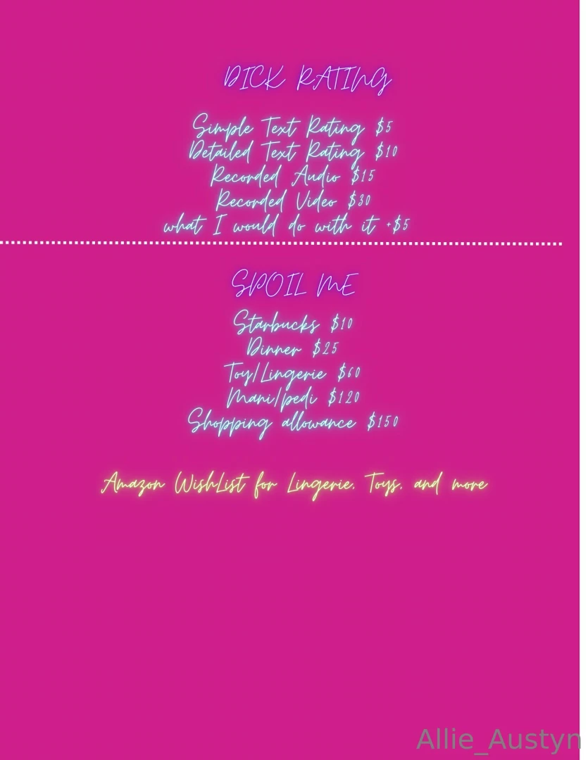 Check out my tip menu purchase and you won t be disappointed part 1 