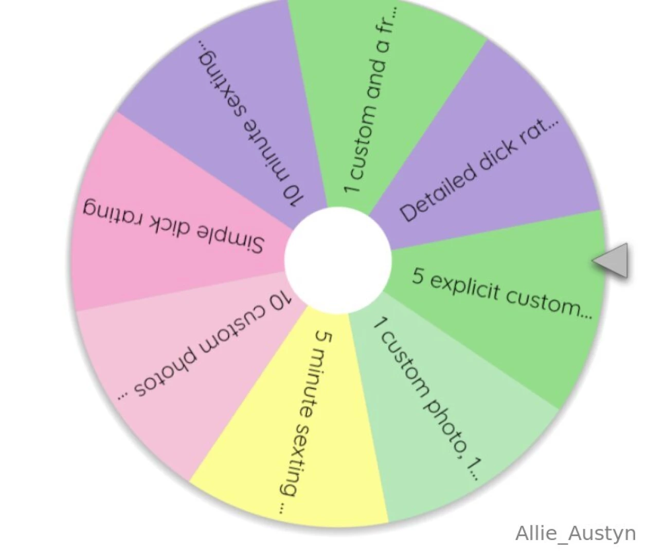 Feeling lucky one spin - 10 two spins 15 