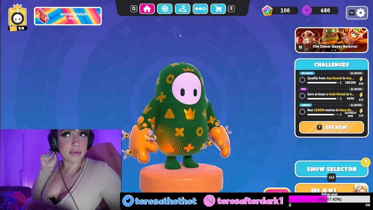 Did you know i stream on twitch daily you should come hang out with me 