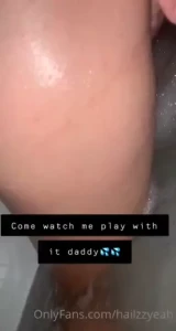 A little soapy fingering fun