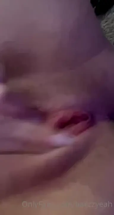 Soooo horny tonight couldn t help but rub my little pussy a bit 