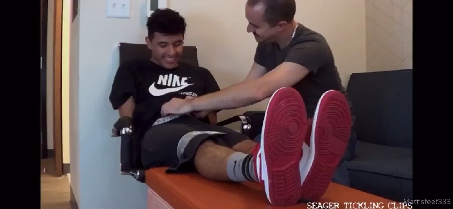 Part 1 to this tickle session with seager 