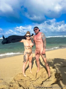 Our first nude beach for either of us today give us more raegan part 2