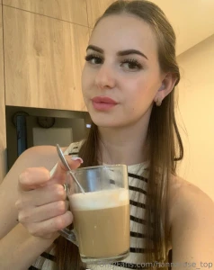 Coffee maybe hot but i m hotter my morning formula is simple eyelashes