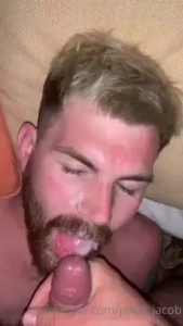 Eating a load before giving myself a facial