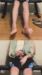 Watch daddy jerk off before i go swimming laps