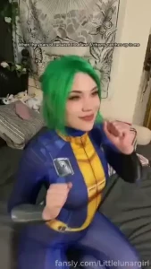 Some more cute vault suit booty gamergirl egirl cosplay fyp fallout