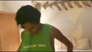 Throwback to my porn debut with the king rhyheimshabazz in 2020 what a