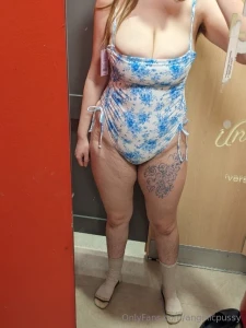 Do you wanna see more of my body in this tight swimsuit