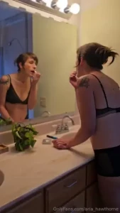 Pov i catch you watching me get ready for our date tonight and decide
