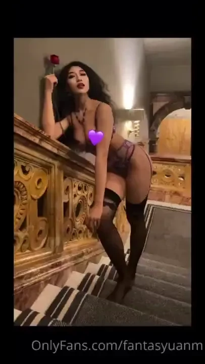 Feeling good being naughty this sexy purple lingerie can t even cover part 5 