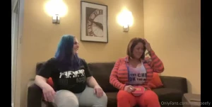 Did a full interview with juggsnmugs and went topless comparing boobs