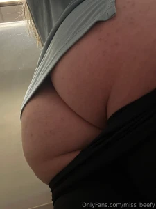 Hey what are you doing down there looking at my bum