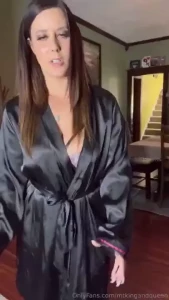 Mommy gets jealous walking into her son masterbating to other girls