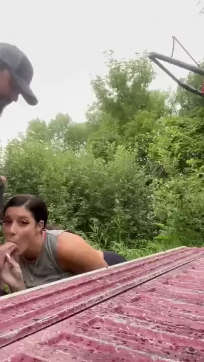 Love finding a nice spot outdoors to be naughty tip if you like the 