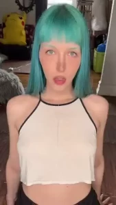 Wanna watch me spit on my small natural titties and rub it all over i