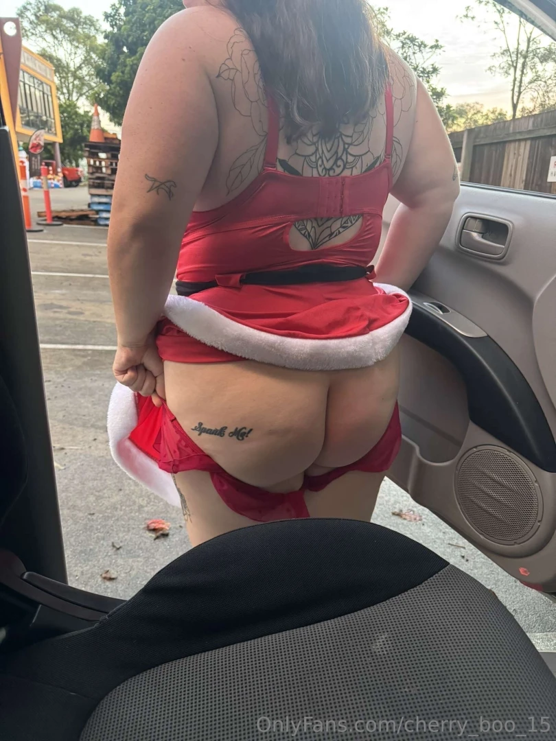 Come fuck santa s little helper in the car 