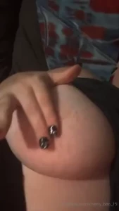 Come here and play with my big titties and little nipples now