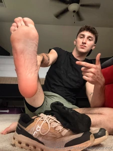 Taking off socks and shoes after work and the gym so sweaty any stinky