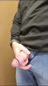 This little cock ring barely fits over the tip good thing i have