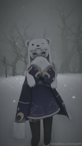 Little snow-strider spotted