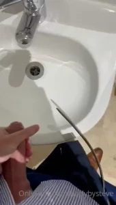 Having a bit of fun in the toilets