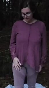 Fun in the woods for more exciting and explicit content subscribe to