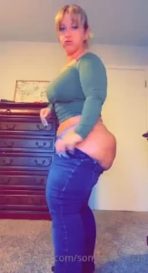 Trying to stuff my ass into a new pair of jeans 54 ass is not for the