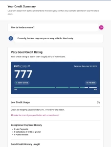 The keys to keeping a good credit score 1 low utilization ccu 0 - 30 2 part 1