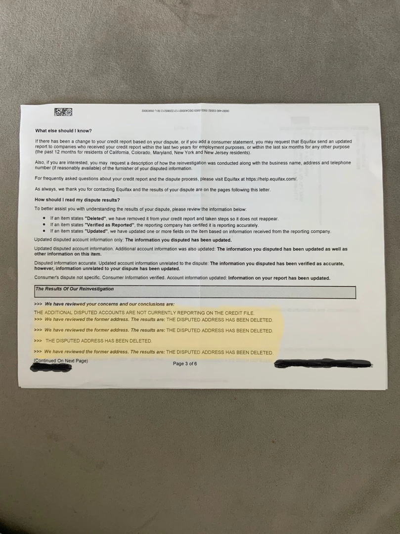Previous post shows you the letter i used to get old addresses deleted part 2 