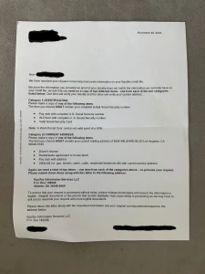 Previous post shows you the letter i used to get old addresses deleted part 1