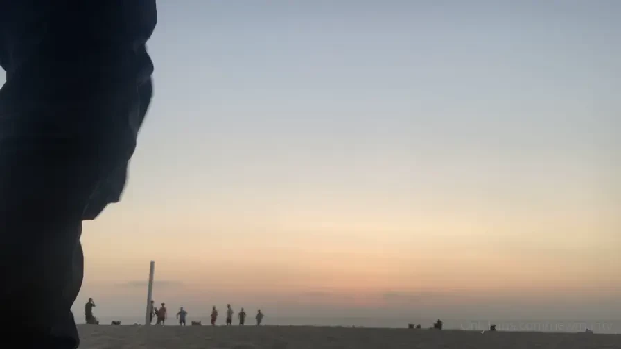 Man live beach meditation part 1 
