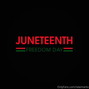 Happy juneteenth freedomday
