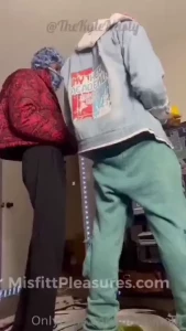 Playing the game with my dl homie when he noticed the honey pack on my