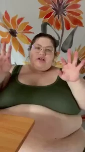 A lil mcdonald s stuffing- i was so hungry i had to have a lil bit of