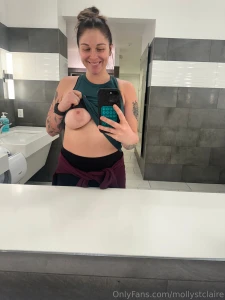 Had to give you a quick peek before someone came in the gym locker