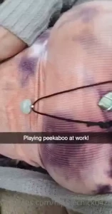 Dont you wanna play a little peekaboo while im at work