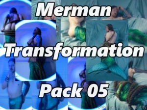 Fifth full size pack for the merman mermaid transformation captured