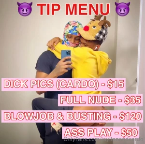 You asked we listened our tip menu is here we re running a huge sale