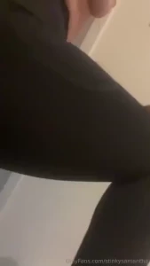 Sexy and gassy in these heels and leggings