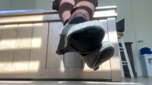 More of my smelly dusty black nylons the stink was too much