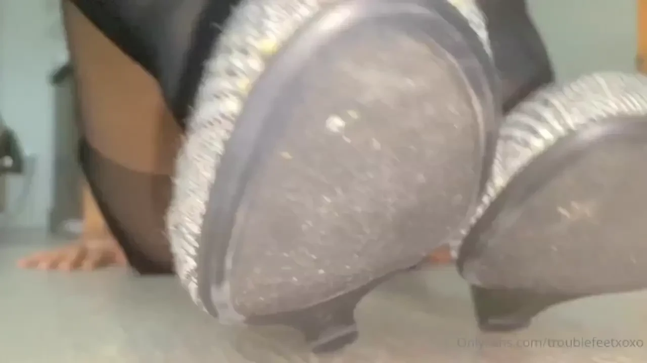 Surprise back with some black nylons sexy nylons tease with a bit of 