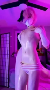 Needy femboy astolfo really can fill out his toys almost broke one